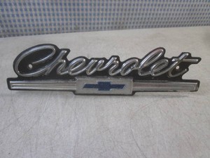 (FS) Vintage 1960s Chevrolet Impala Script Grill Emblem