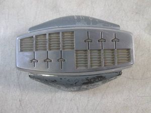 (F-0) Vintage 1958 Chevrolet Biscayne Steering Wheel Horn CapButton #3755679