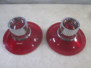(F-0) Pair of Vintage NOS Ford Galaxie Tail Light Lenses SAE-TSDB 64