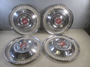 (D-4) Set of 4 Vintage 1959-1964 Studebaker 15 Hubcaps