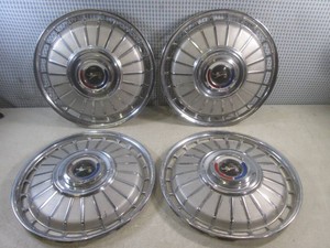 (D-4) Set of 4 Vintage 1962 Ford Galaxie Deluxe Lion OEM 14 Hubcaps