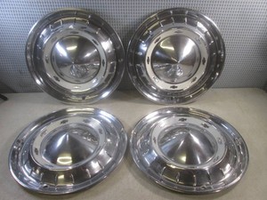 (D-3) Set of 4 Vintage 1955 Chevrolet Bel Air 210 15 Hubcaps