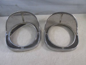 (F-0) Pair of 1957 Chevrolet Belair 150 210 Nomad Headlight Bezels