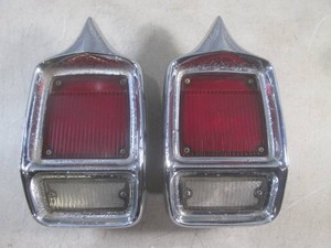 (F-0) Pair of 1963 Oldsmobile Cutlass F-85 Tail Lights 5953941-2