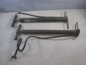 (F-3) 2 Vintage Tire Hand Pumps
