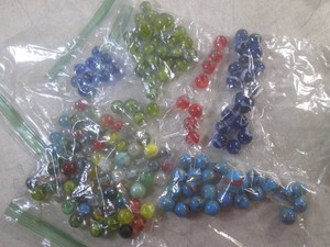 (G-1) Assortment of Vintage Marbles