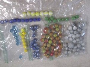 (G-1) Assortment of Vintage Marbles