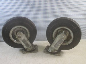 (CSB) 2 Heavy-Duty Swivel Base Pneumatic Carlisle 2.802.50-4 Tires Casters