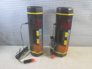 (BS) 2 Emergency Flashlight Lanterns with 12-Volt Power Cords