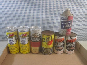(BS) NOS Cans of Assorted Auto  Boat Fluids