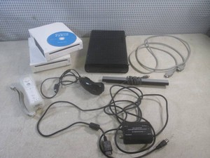 (A-2) 3 Wii Game Consules with Shown Accessories