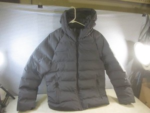 (RCK) Zeroxposur Mens Winter Puff Coat with Hood in Grey Size Medium New with Tags