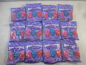 (B-1) 12 Bags of Shaq A Licious XL Gummies Peach, Berry Punch & Orange Past Date