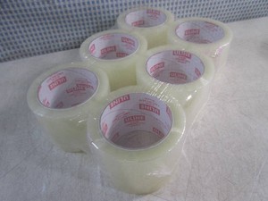 (CSB) 6-Pack Rolls of Uline Packing Tape 2 34 Wide