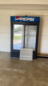 PEPSI DOUBLE DOOR COOLER.