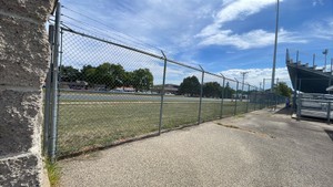 CENTURY FENCE CHAIN LINK FENCE SECTIONS AND A GATE