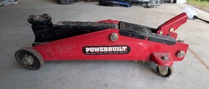 Powerbuilt Heavy-Duty Hydraulic Trolley Floor Jack with handle