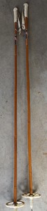 Vintage Bamboo Cross Country Ski Poles  155cm (61)