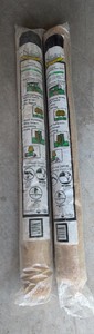 2 brand new natural burlap 3 x 24 each