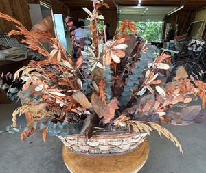 faux floral arrangement
