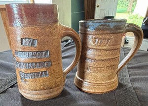 Minnesota Renaissance Festival mugs 1979 and 1981