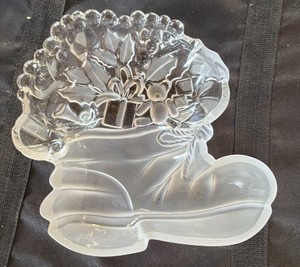 Vintage glass stocking