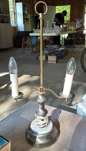 Candlestick lamp