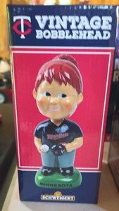 Minnesota Twins Vintage Bobblehead by Bobble Dobbles - In Box