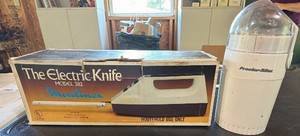 Electric knife model 382 Proctor Silex coffee grinder