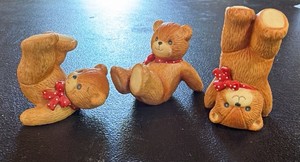 Lucy and me tumbling teddy bear figurines by ENESCO