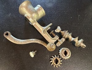 landers, FRARY, and Clark antique food chopper meat grinder