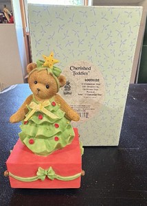 Enesco Cherished Teddies O Christmas Tree Musical Figurine,
