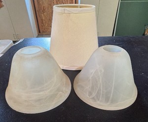 Assorted lampshades (3 in lot)