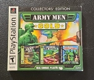 Army Men Gold Collectors Edition - PlayStation (PS1) 3-Game Big Box Set