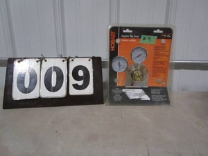 Hobart Regulator Flow Gauge