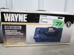 Wayne Utility Pump Thermoplastic Compensate Pump