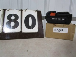 Power Up 18V Lithium-ion 6 Amp Battery for Rigid Tools