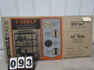 Shelving Muscle Rack - 5 Shelf - Heavy Duty
