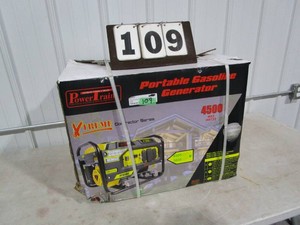 Power Train Portable Gasoline 4500 Watt Generator