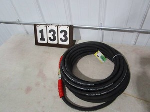 Armor 50 ft Steel Braided Rubber Pressure Washer Hose