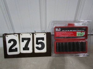 Iron Horse 9 pc 38 Drive  Deep Impact Socket Set
