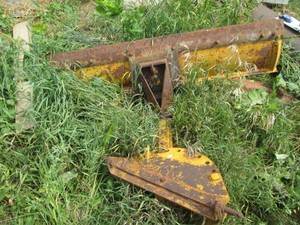 Metal 3-Point straight blade plow unknown functionality