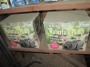 (2) Waterfall pumps