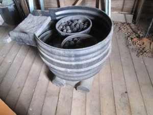Large Outdoor planter style pond Springbed bio-falls unit