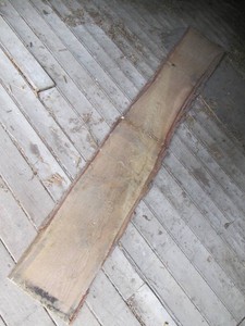 8ftx34in Oak live edge veneer