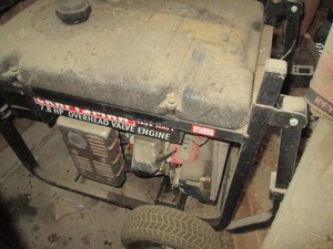 Craftsman 4200W 7.8hp overhead valve engine gas generator unknown functionality