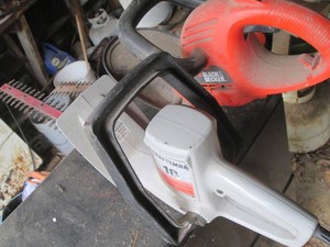 Craftsman plus Black and Decker electric hedge trimmers