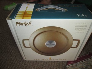 Parini golden oil collection 2.4qt cast iron Dutch oven