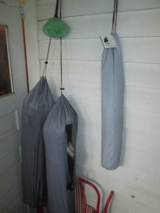 (2) fold-up camping chairs plus canopy all in travel bags
