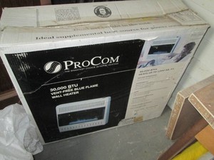ProCom 30K btu wall mount propane or natural gas heater